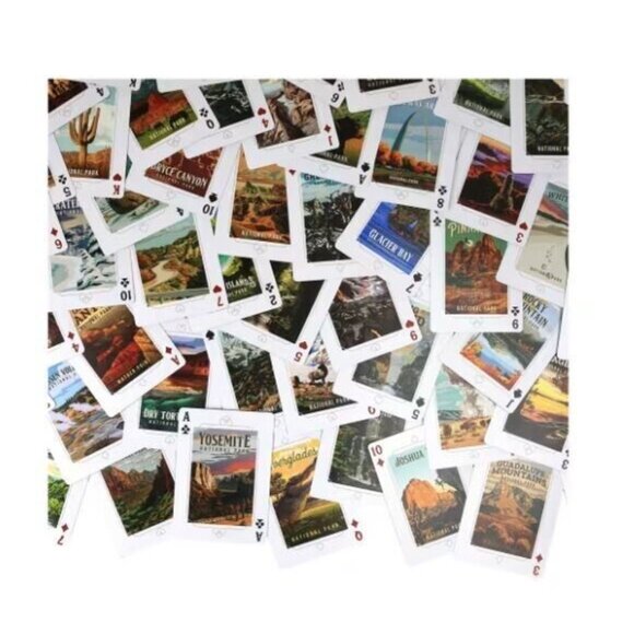 Playing Cards by Lantern Press "Protect Our National Parks" in Wooden Box - Picture 4 of 11